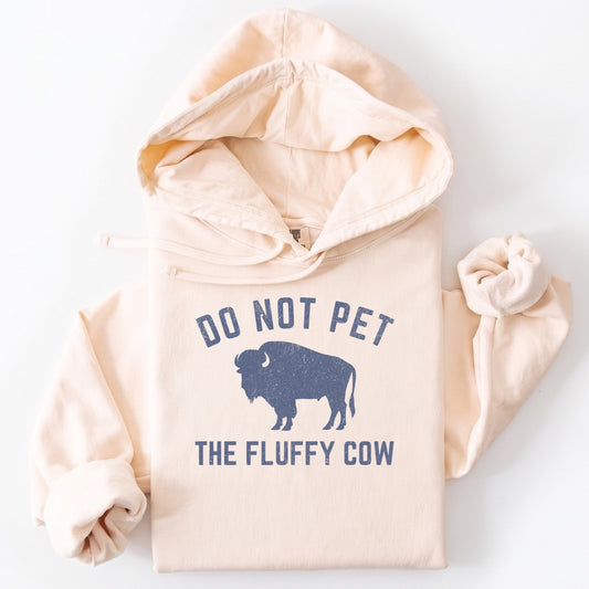 Hoodie Ivory / S Fluffy Cow Premium Hoodie
