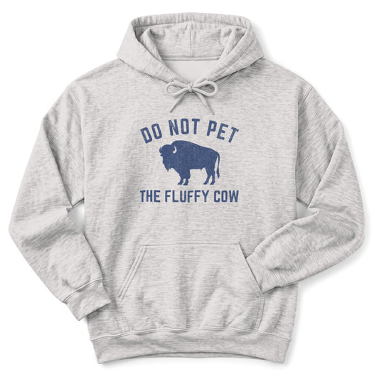 Hoodie Ash / S Fluffy Cow Hoodie