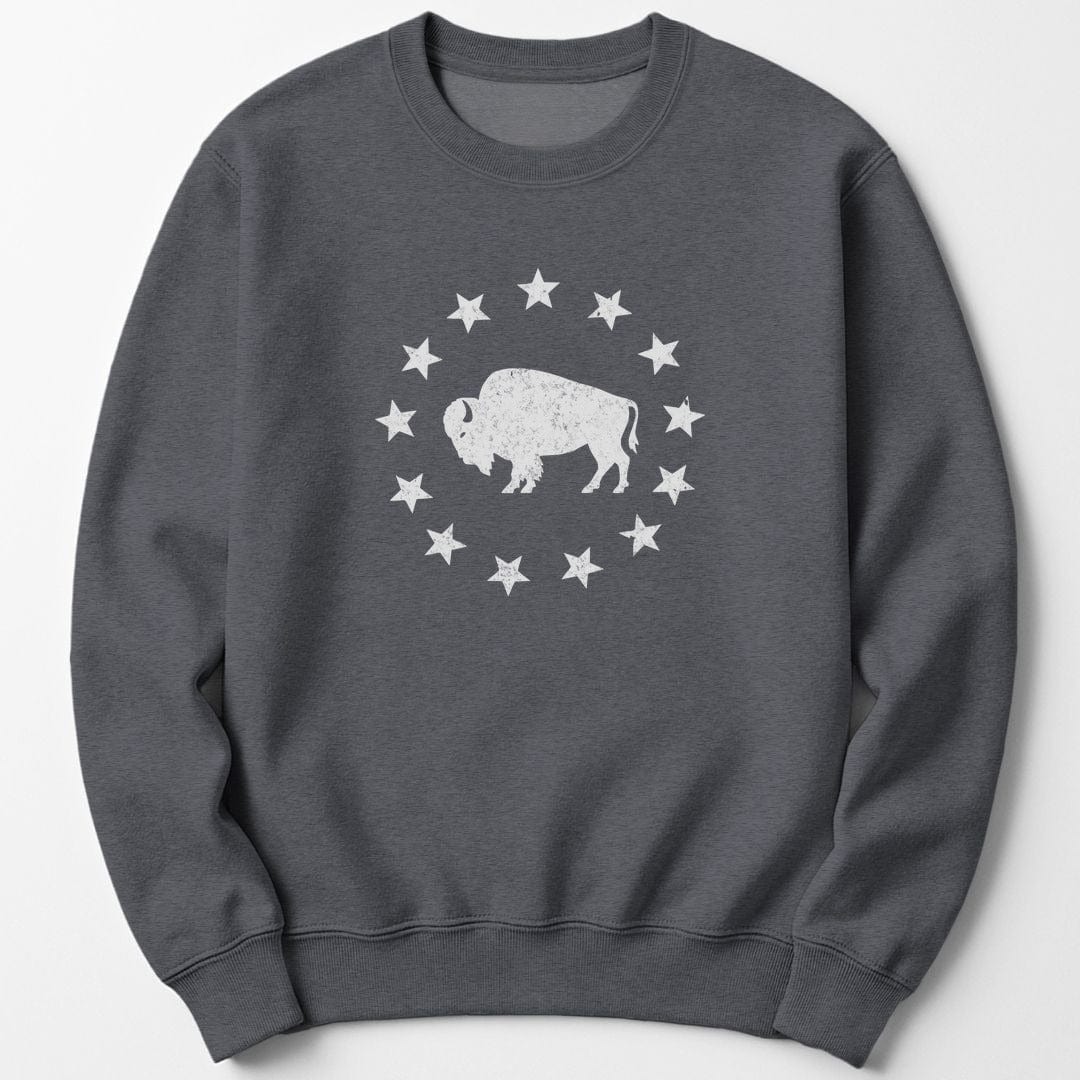 Sweatshirt Dark Heather / S American Plains Sweatshirt