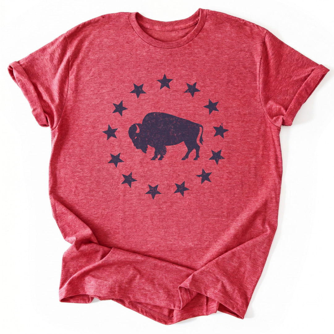 T-Shirt Heather Red / S American Plains T-Shirt