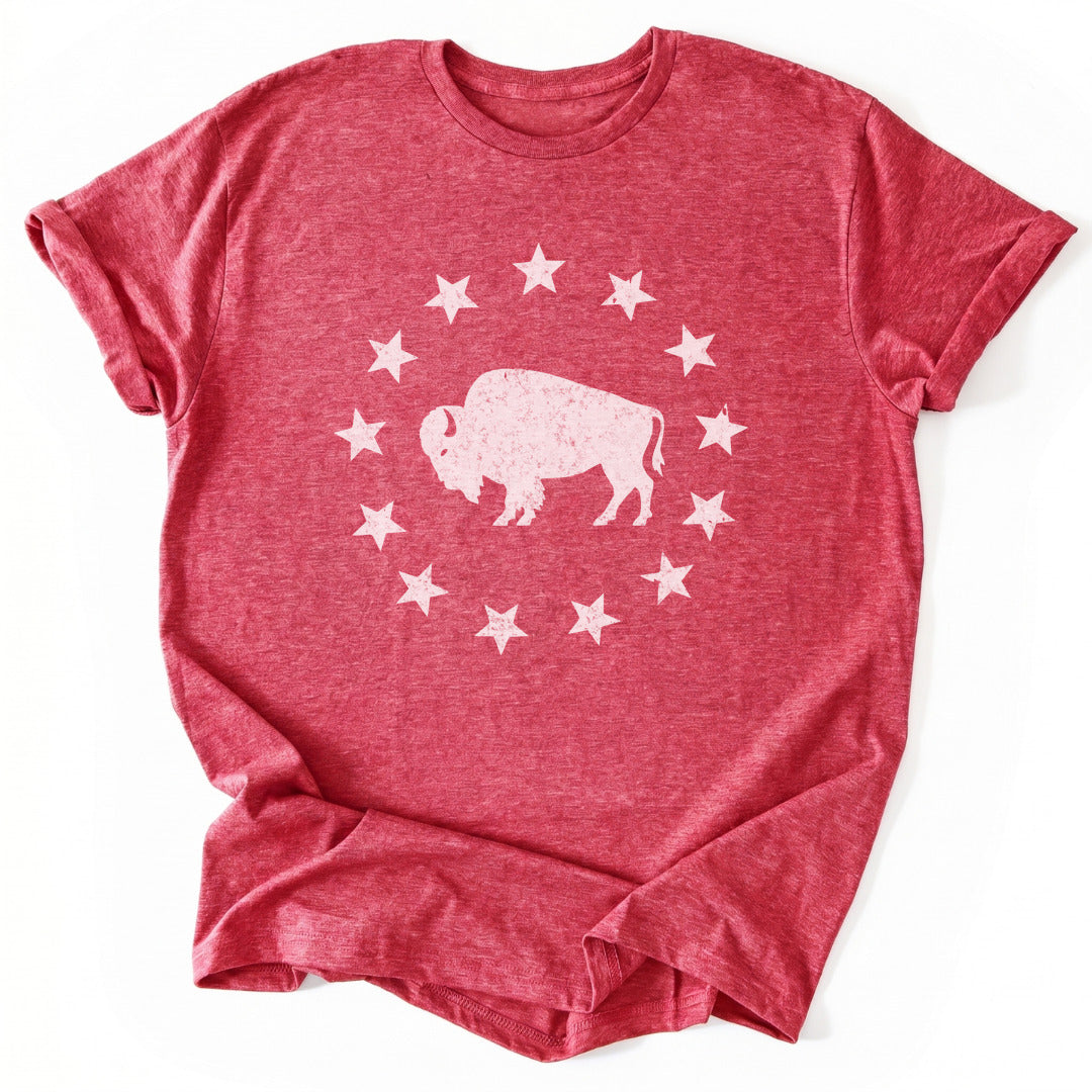 T-Shirt Heather Red / S American Plains T-Shirt