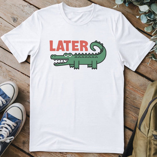 T-Shirt White / S Later Alligator 2 T-Shirt