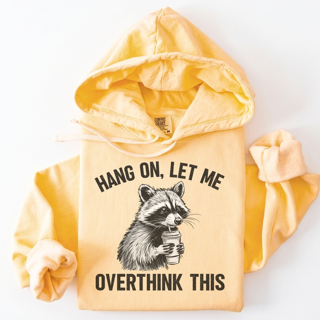 Hoodie Butter / S Overthinking Funny Premium Hoodie