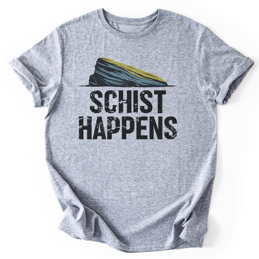 T-Shirt Sport Grey / S Schist Happens Funny T-Shirt