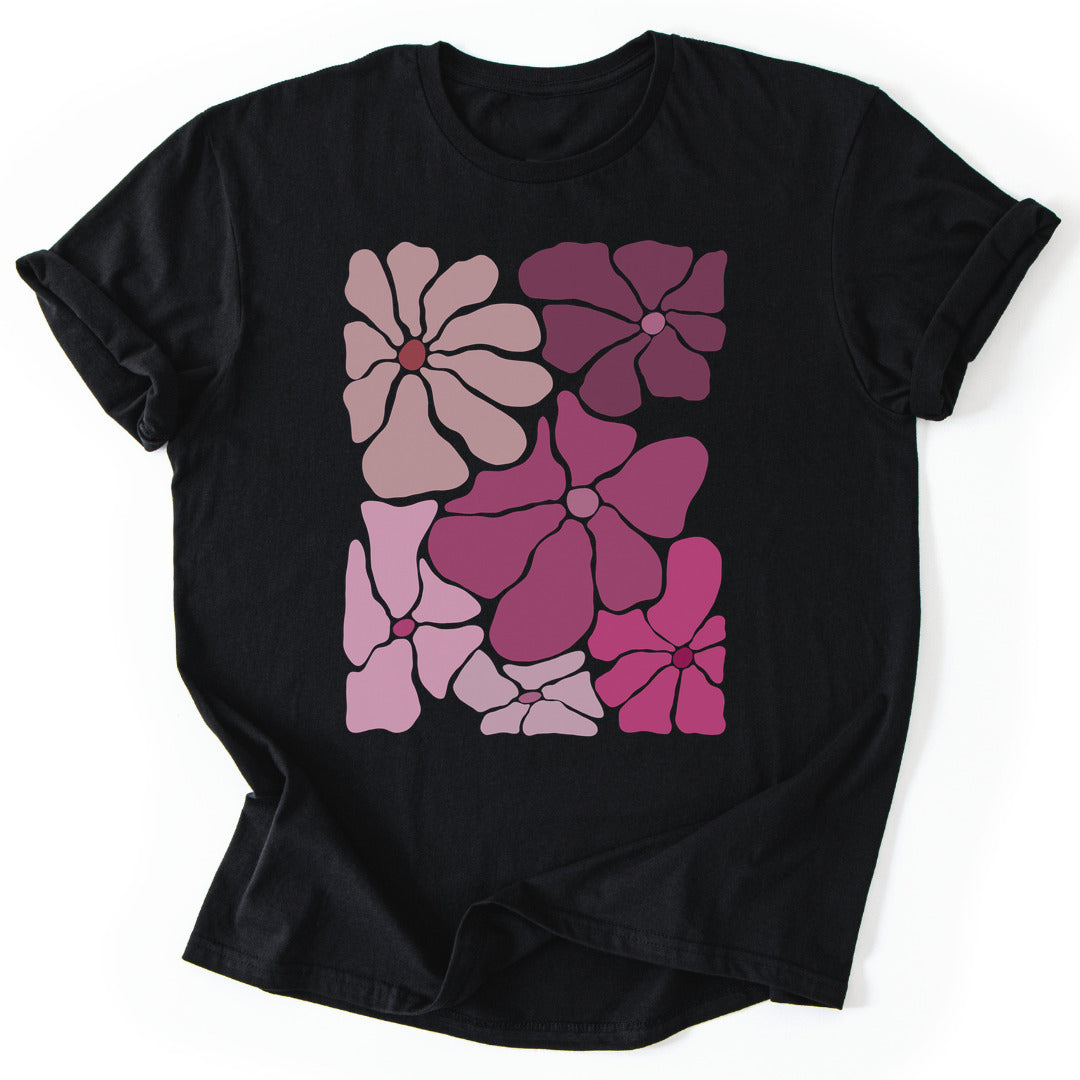 T-Shirt Black / S Flower Power T-Shirt