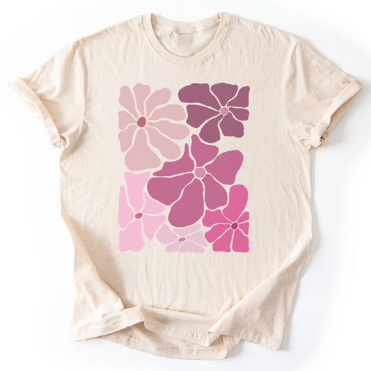 T-Shirt Natural / S Flower Power T-Shirt