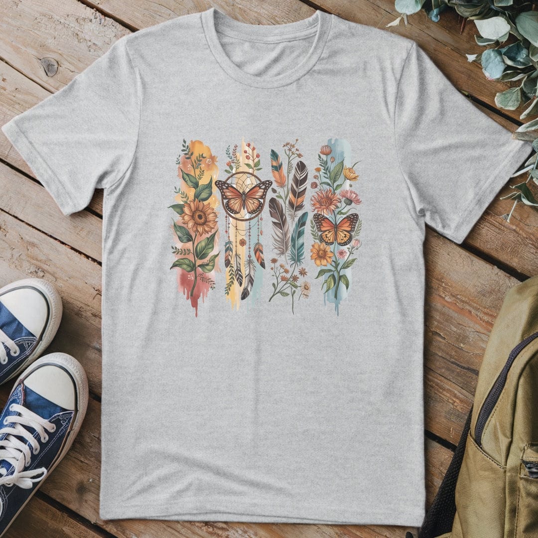 T-Shirt Sport Grey / S Wings & Wildflowers T-Shirt