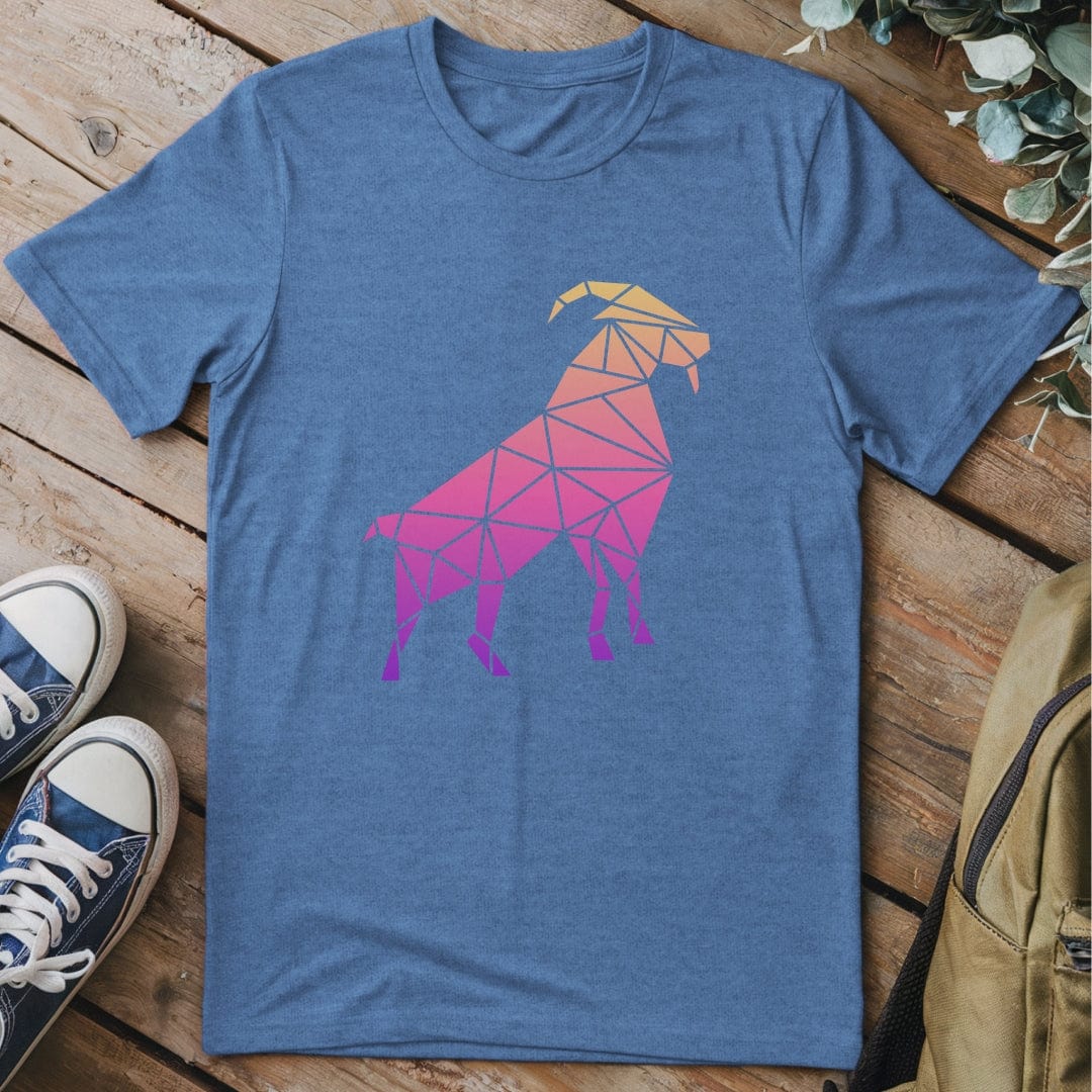 T-Shirt Heather Indigo / S Prism Goat T-Shirt