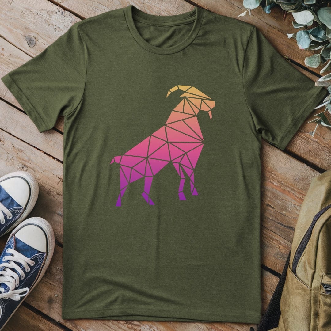 T-Shirt Military Green / S Prism Goat T-Shirt