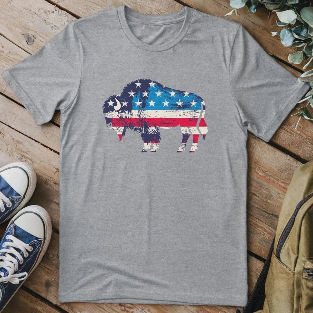 T-Shirt Sport Grey / S Roam Free, America T-Shirt