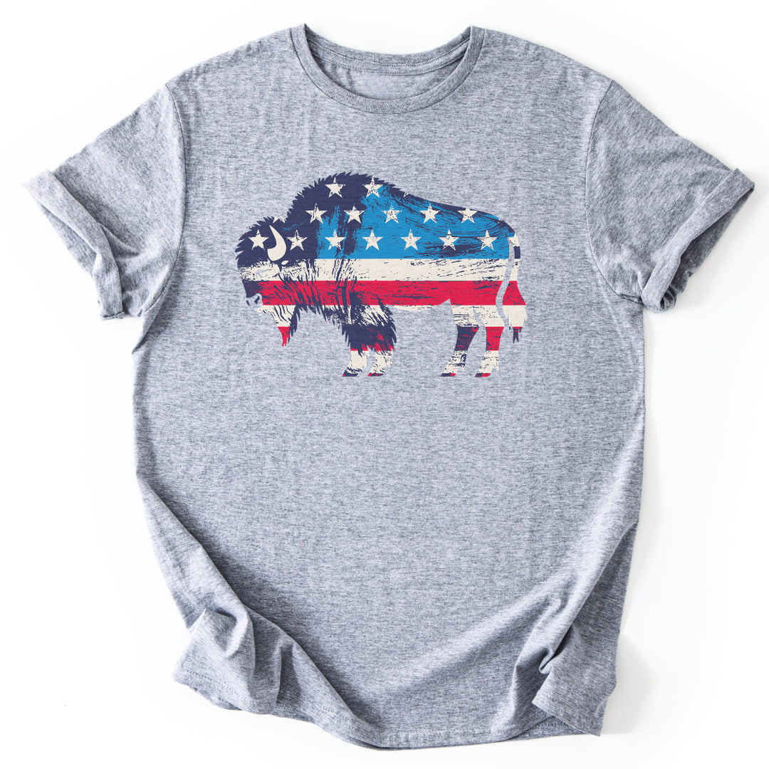 T-Shirt Sport Grey / S Roam Free, America T-Shirt