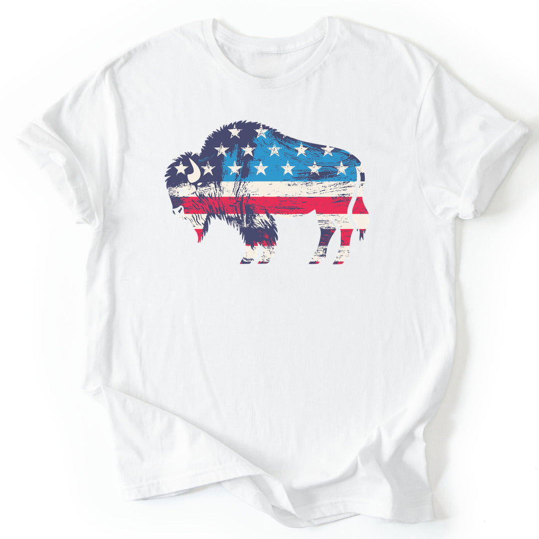 T-Shirt White / S Roam Free, America T-Shirt