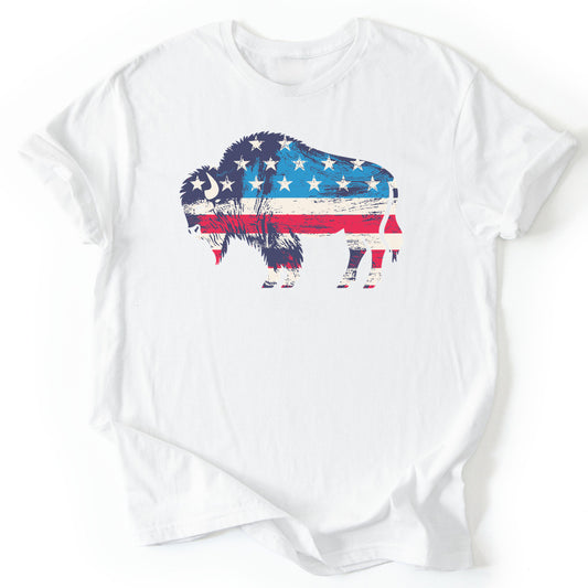 T-Shirt White / S Roam Free, America T-Shirt