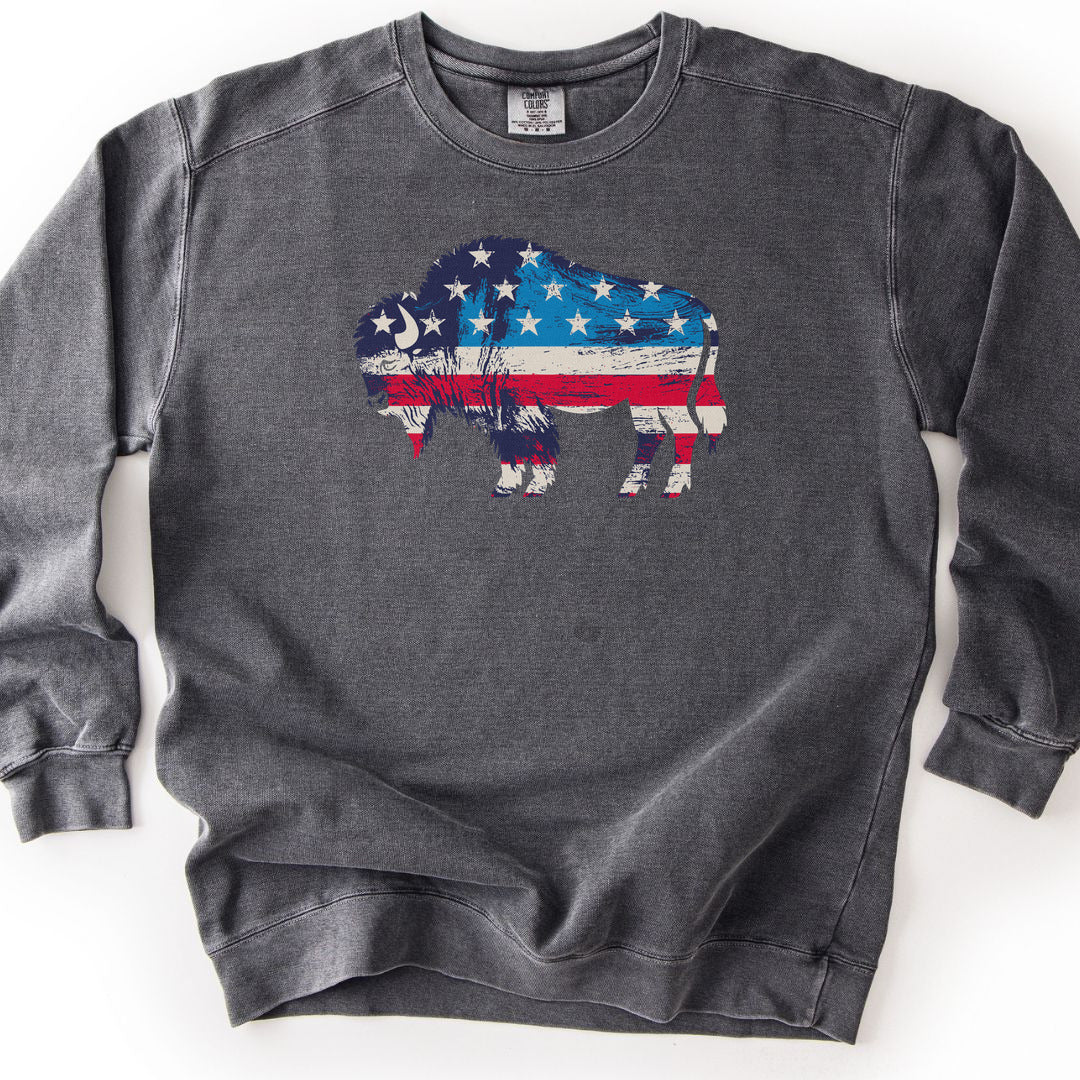 Roam Free, America Premium Sweatshirt - Pepper