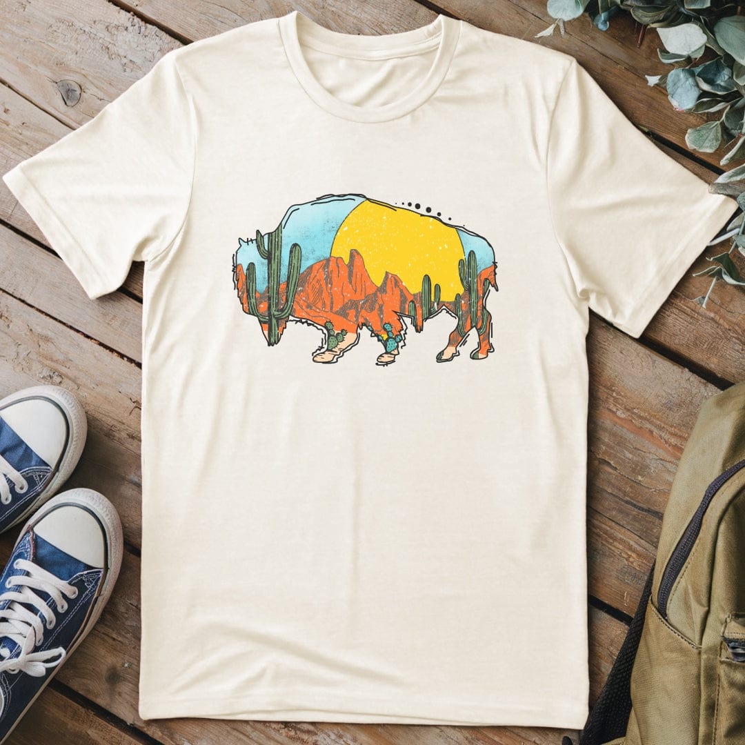 T-Shirt Natural / S Sunset Stampede T-Shirt