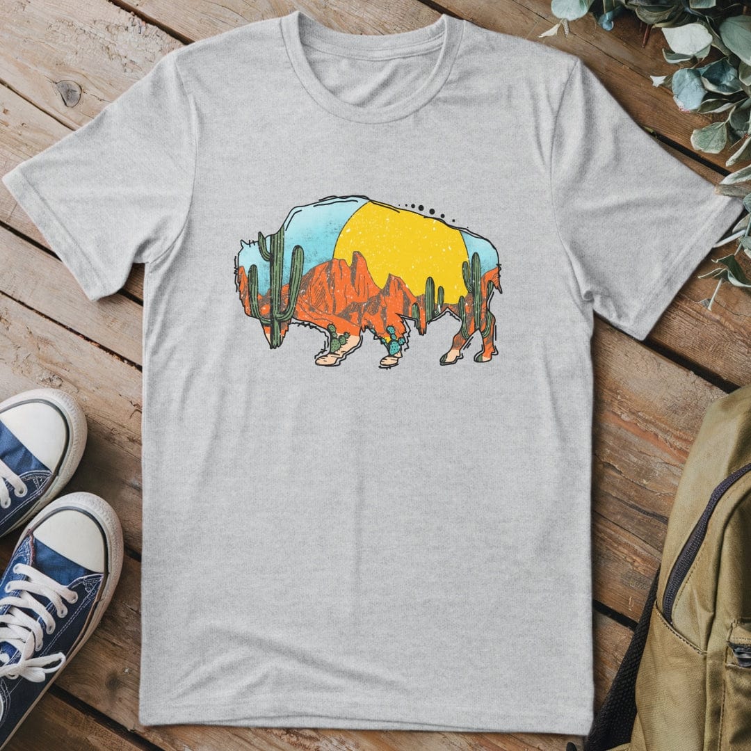 T-Shirt Sport Grey / S Sunset Stampede T-Shirt