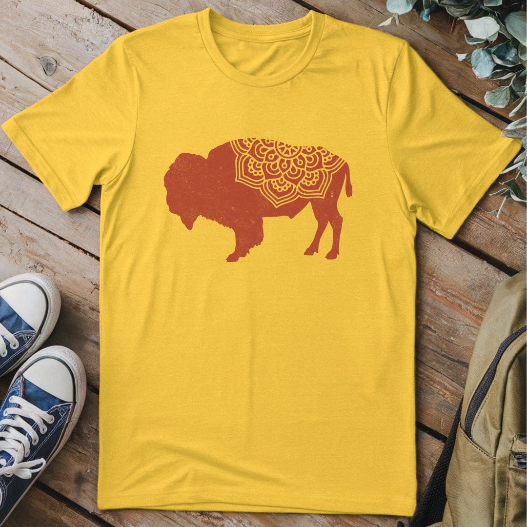 T-Shirt Daisy / S Mandala Bison T-Shirt