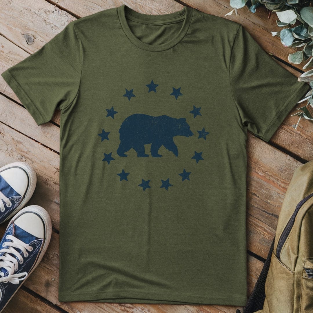 T-Shirt Military Green / S Liberty Bear T-Shirt