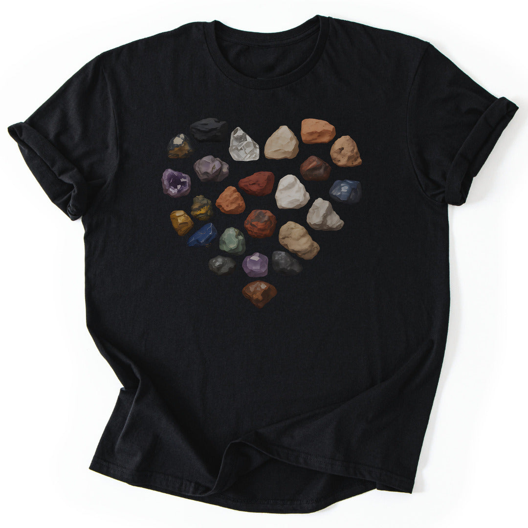 T-Shirt Black / S Rock Heart T-Shirt