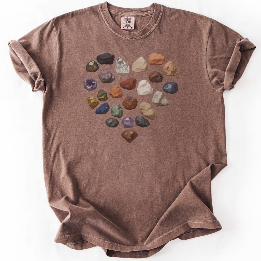 T-Shirt Espresso / S Rock Heart Premium