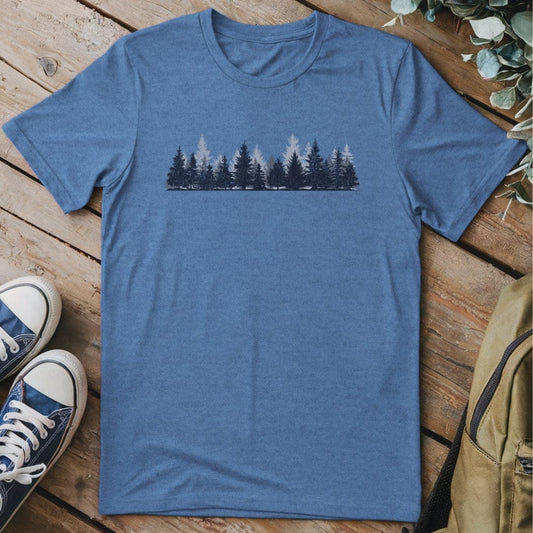 T-Shirt Heather Indigo / S Twilight Pines T-Shirt