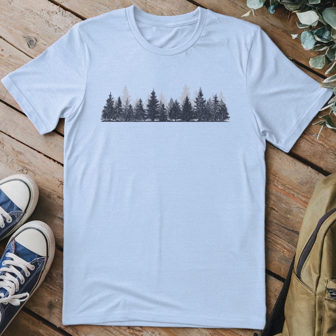 T-Shirt Light Blue / S Twilight Pines T-Shirt