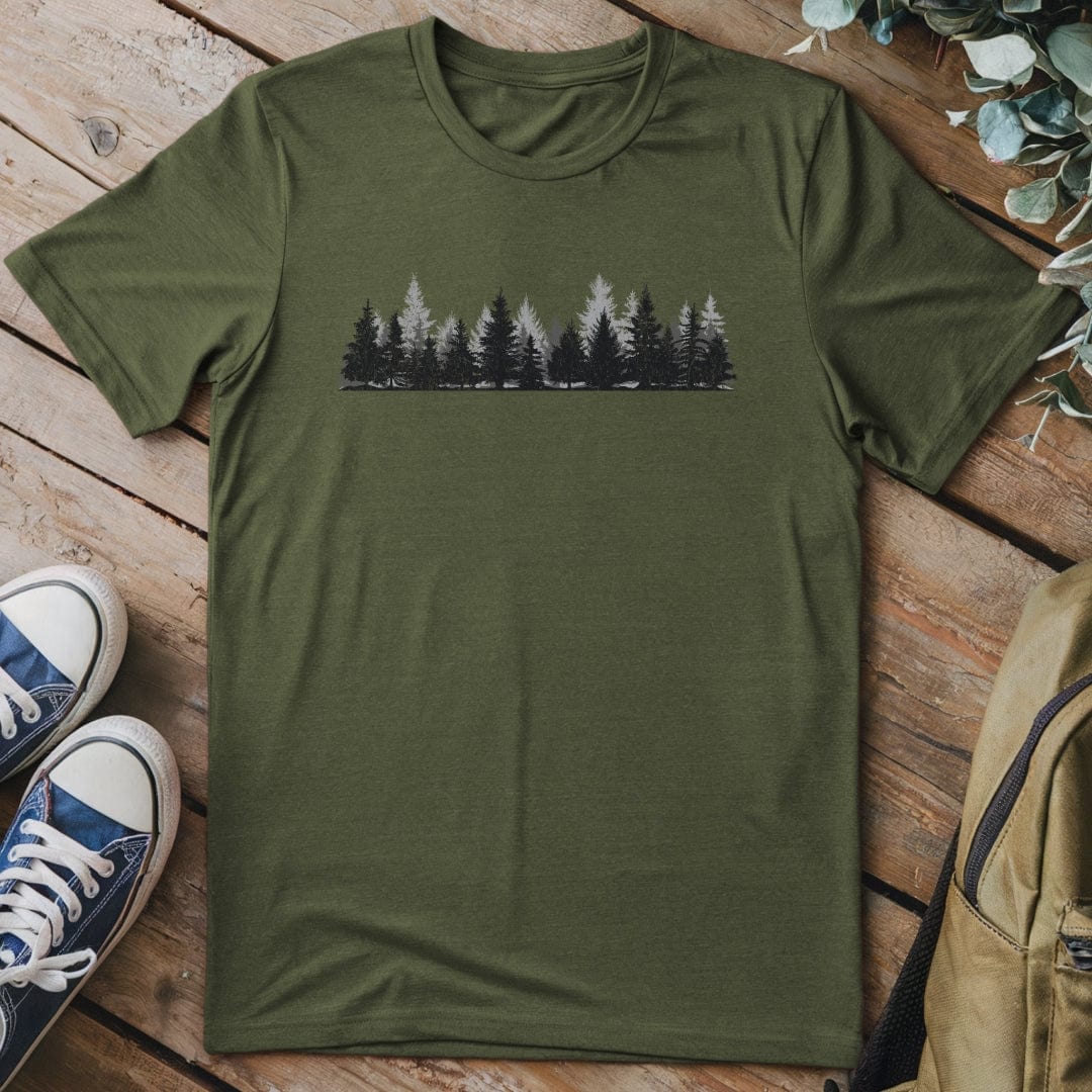 T-Shirt Military Green / S Twilight Pines T-Shirt