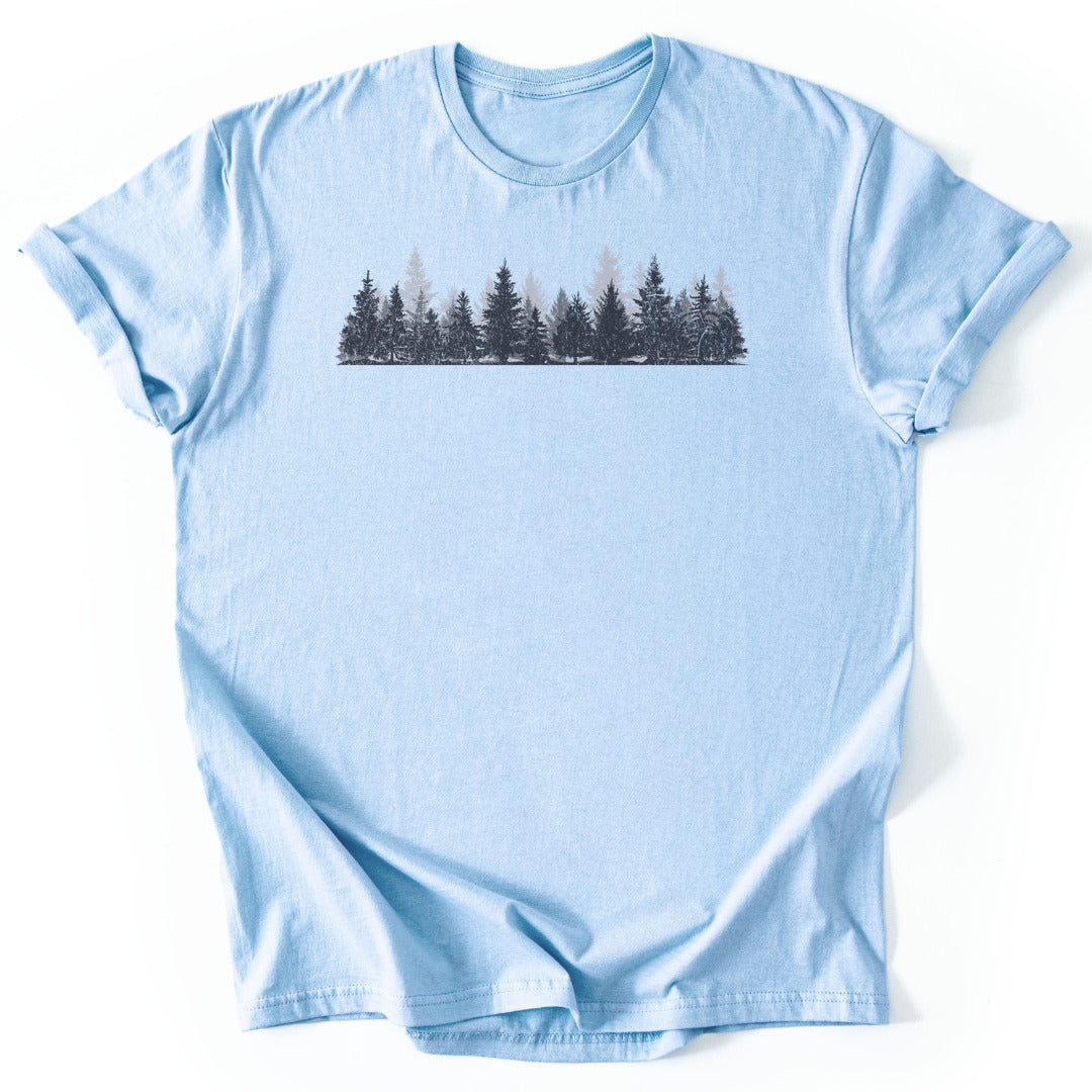T-Shirt Light Blue / S Twilight Pines T-Shirt
