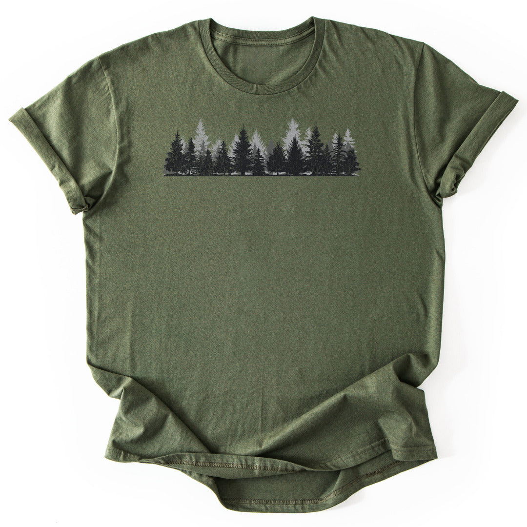 T-Shirt Military Green / S Twilight Pines T-Shirt