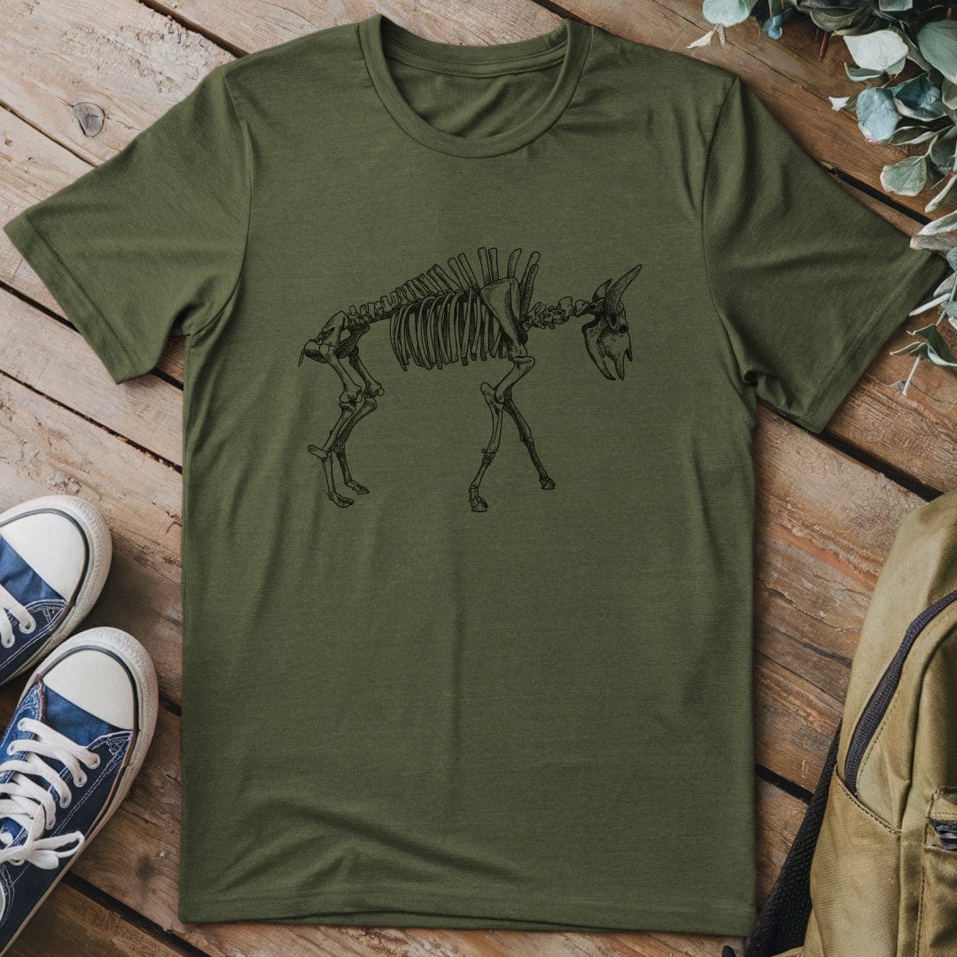T-Shirt Military Green / S Last Bison Standing T-Shirt