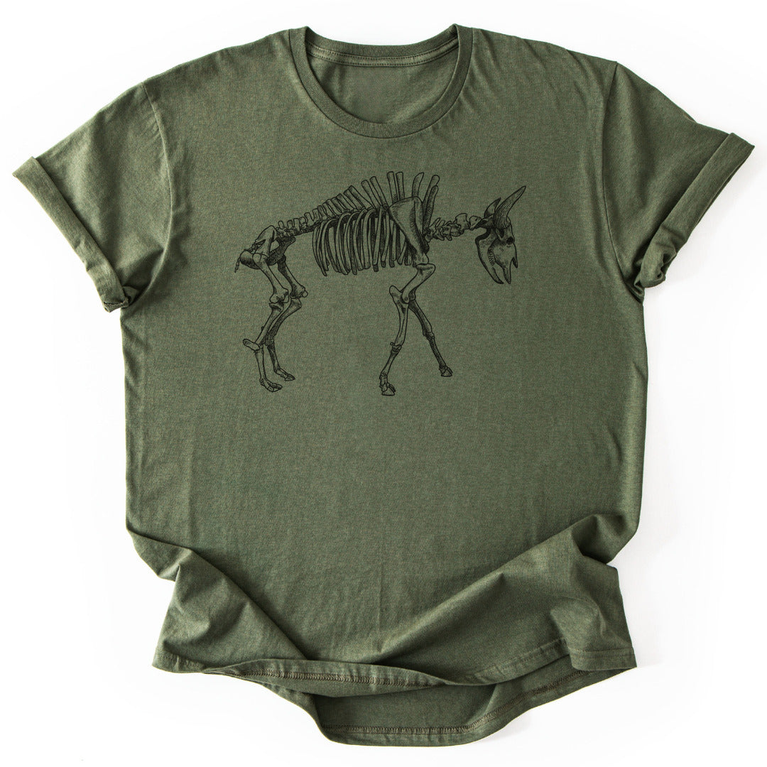 T-Shirt Military Green / S Last Bison Standing T-Shirt