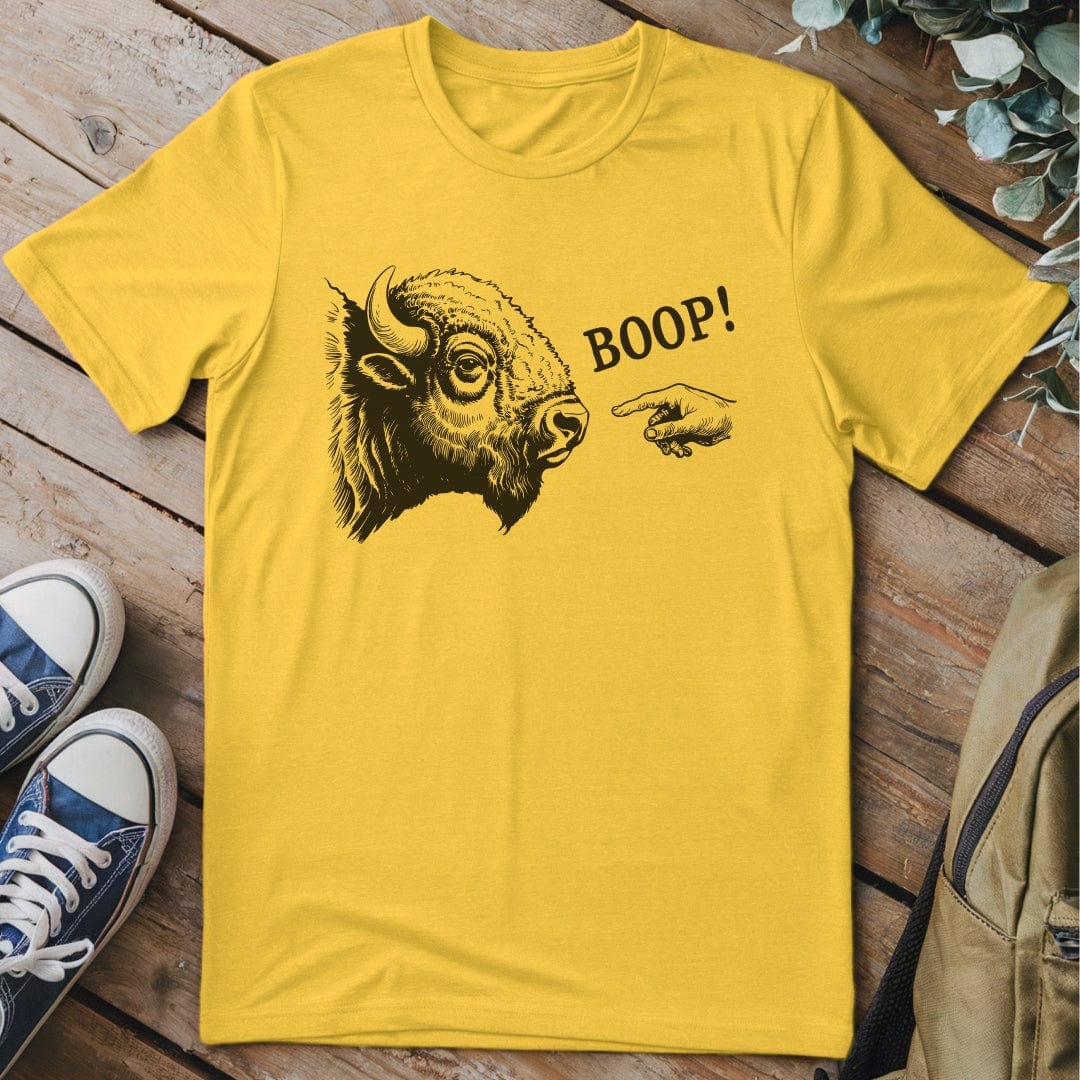 T-Shirt Daisy / S Bison Boop Funny T-Shirt