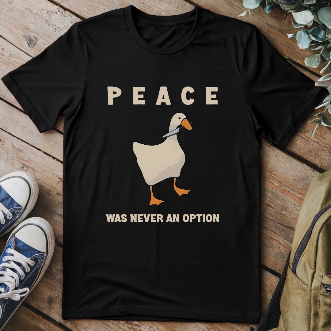 T-Shirt Black / S Peace Funny T-Shirt