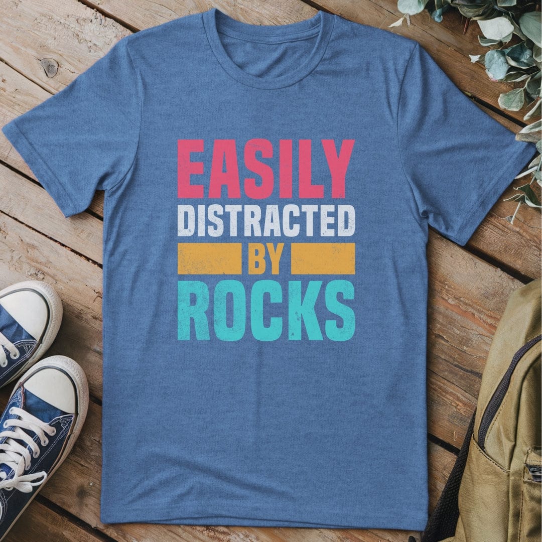 T-Shirt Heather Indigo / S Rock Spotter Funny T-Shirt