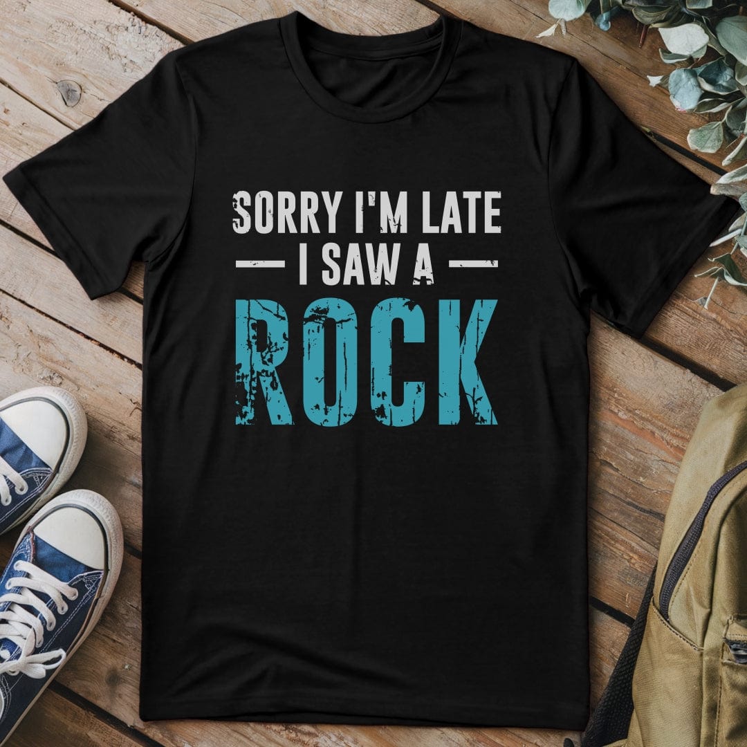 T-Shirt Black / S Rock Delay Funny T-Shirt
