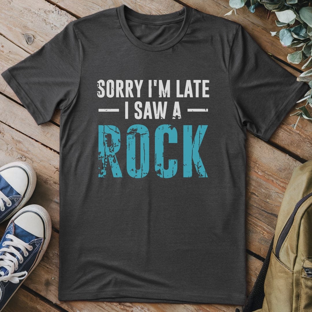 T-Shirt Dark Heather / S Rock Delay Funny T-Shirt
