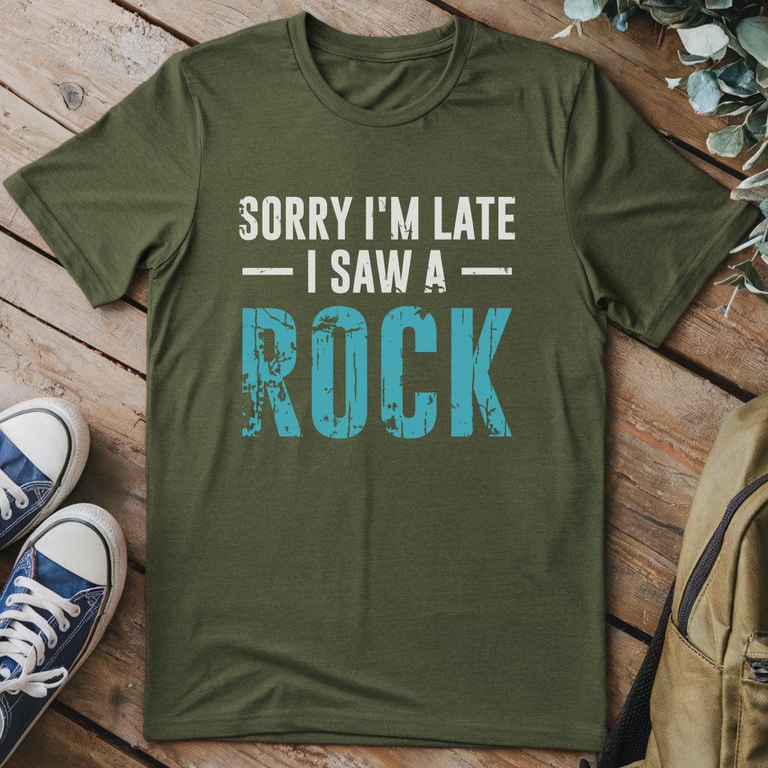 T-Shirt Military Green / S Rock Delay Funny T-Shirt