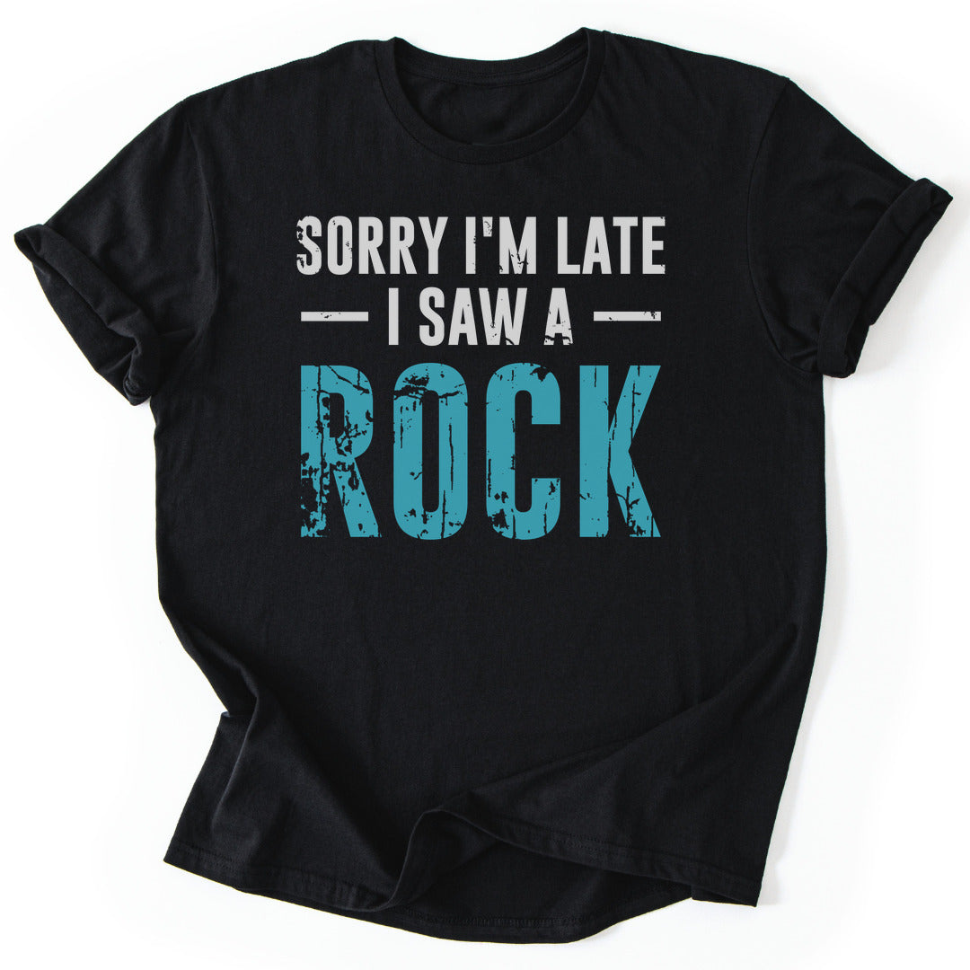 T-Shirt Black / S Rock Delay Funny T-Shirt