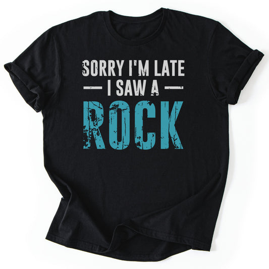 T-Shirt Black / S Rock Delay Funny T-Shirt