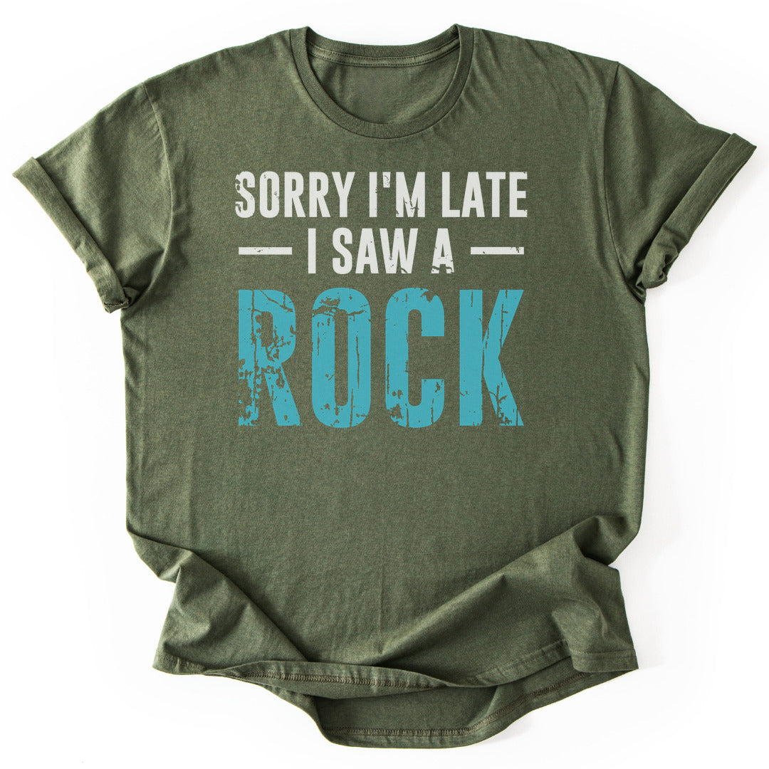 T-Shirt Military Green / S Rock Delay Funny T-Shirt