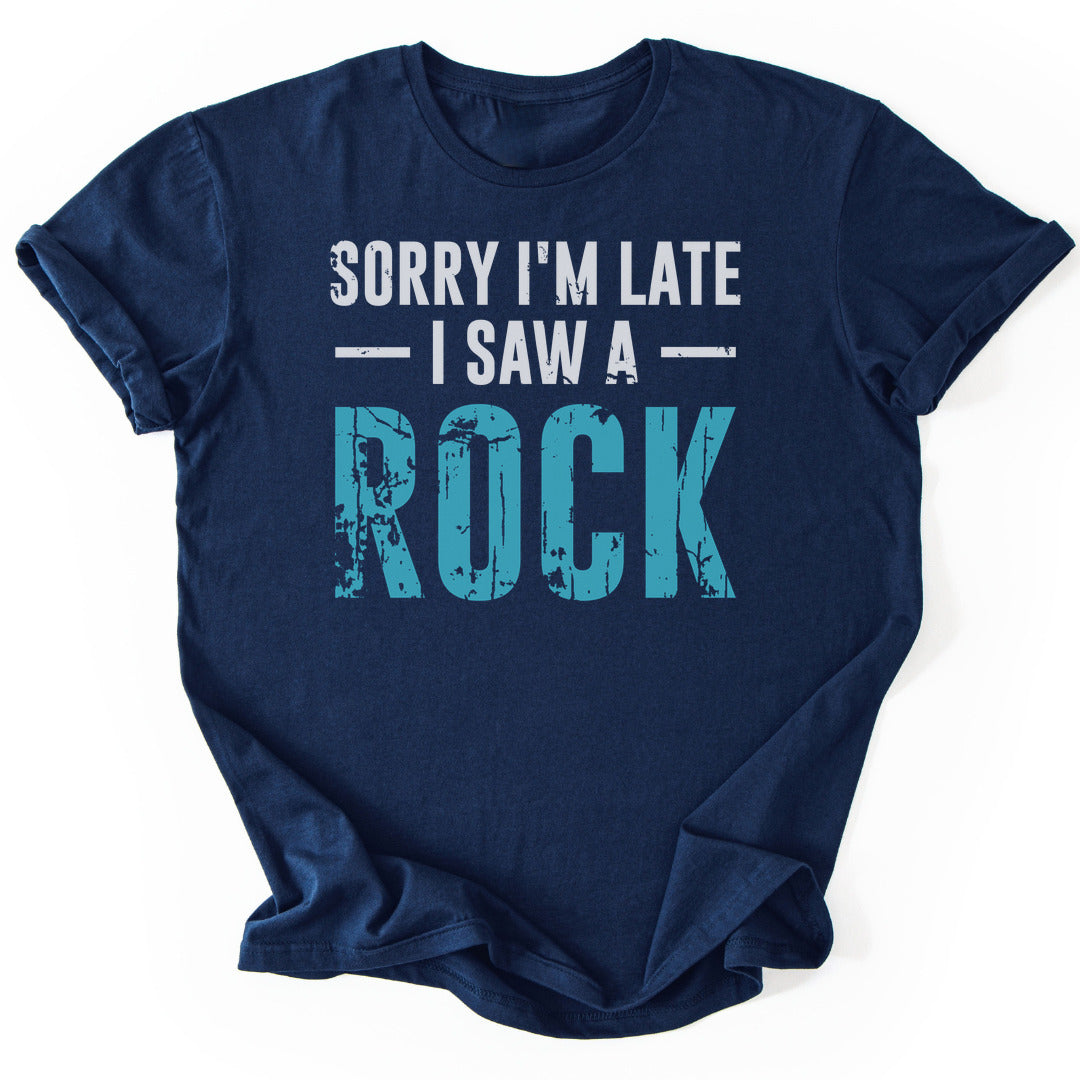 T-Shirt Navy / S Rock Delay Funny T-Shirt