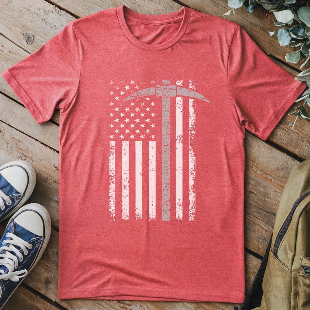 T-Shirt Heather Red / S Rockhound Patriot T-Shirt