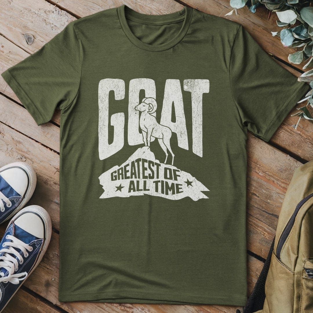 T-Shirt Military Green / S GOAT Funny T-Shirt