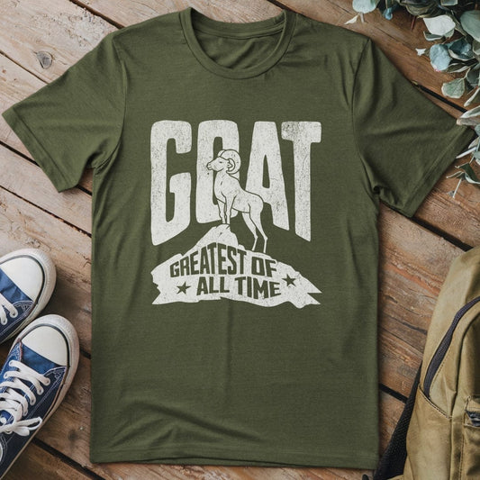 T-Shirt Military Green / S GOAT Funny T-Shirt