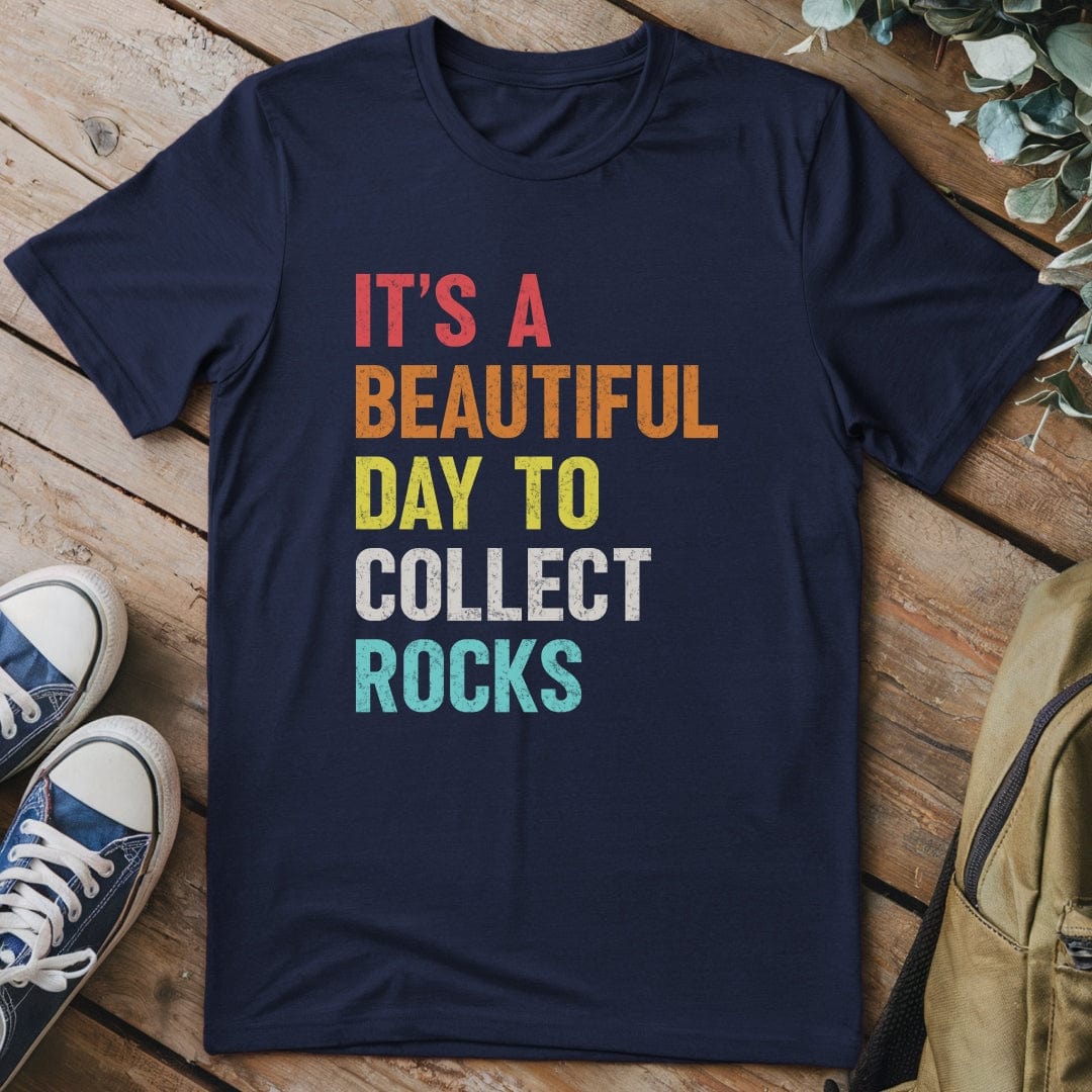 T-Shirt Navy / S Collecting Rocks T-Shirt