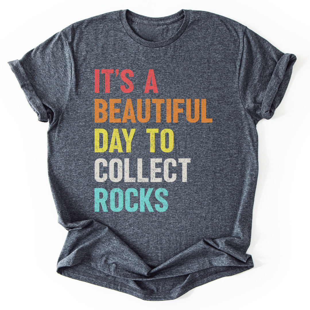 T-Shirt Dark Heather / S Collecting Rocks T-Shirt