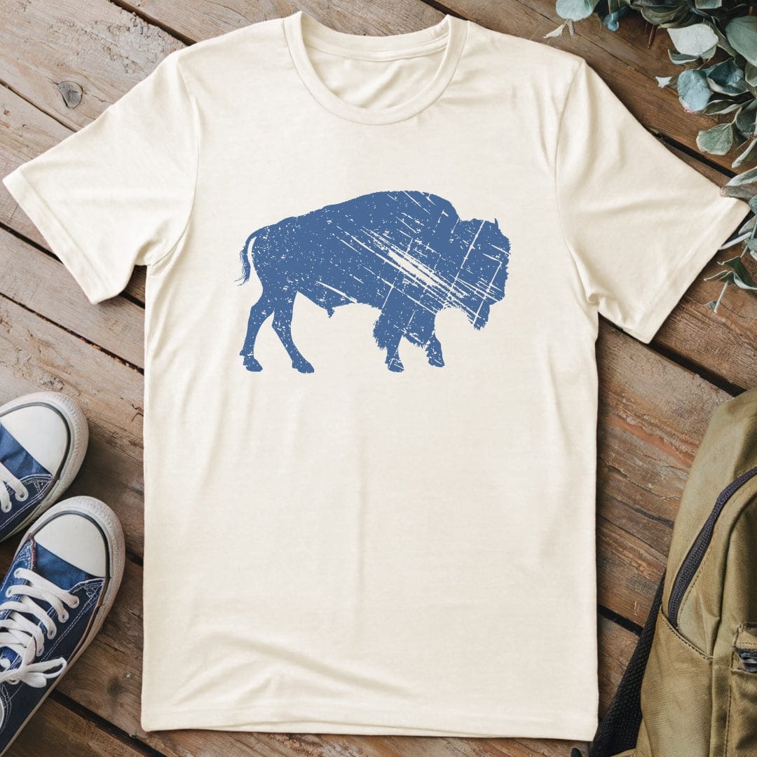 T-Shirt Natural / S Heritage Bison T-Shirt