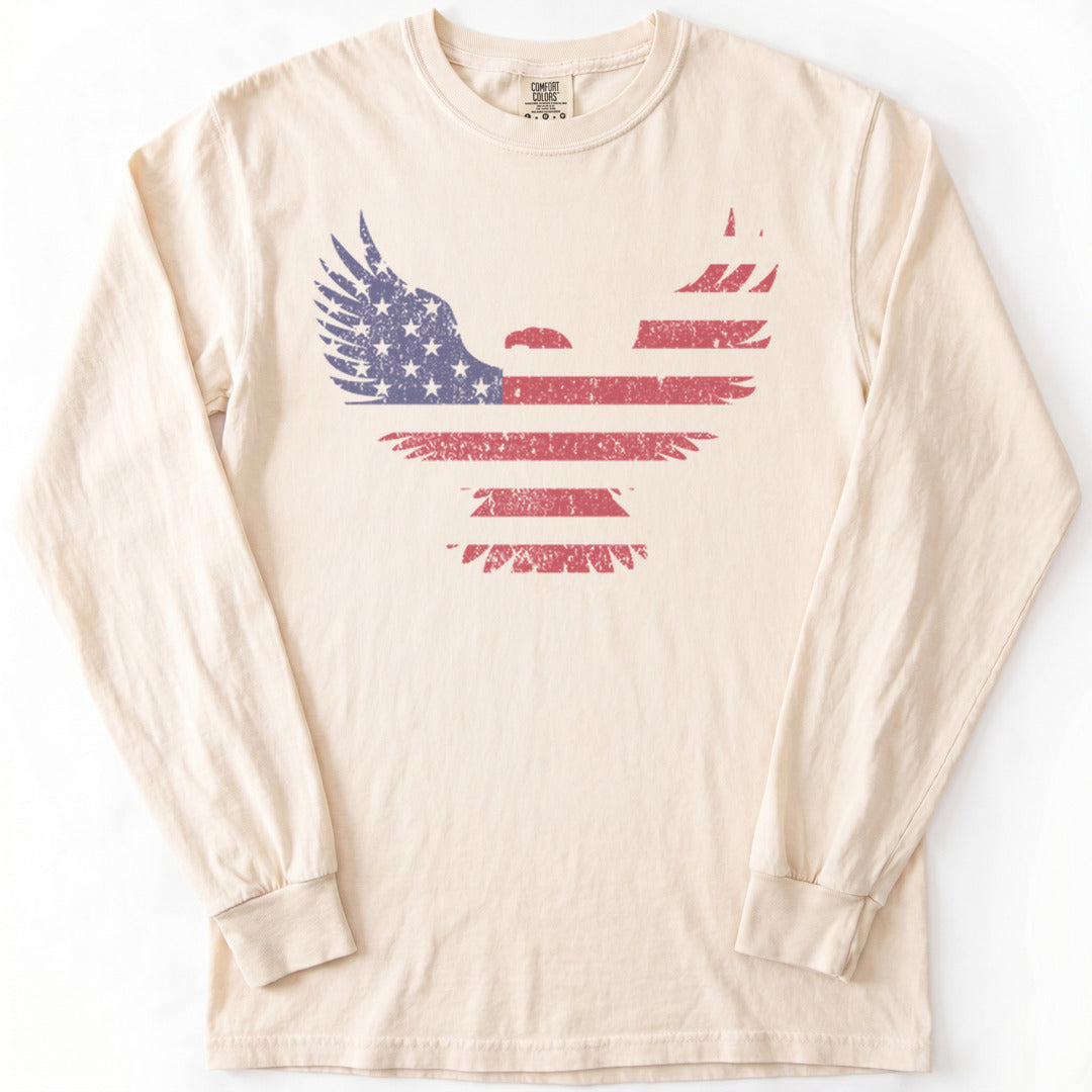 American Eagle Premium LS - Comfort Colors garment-dyed long sleeve in Ivory from Summit Soul