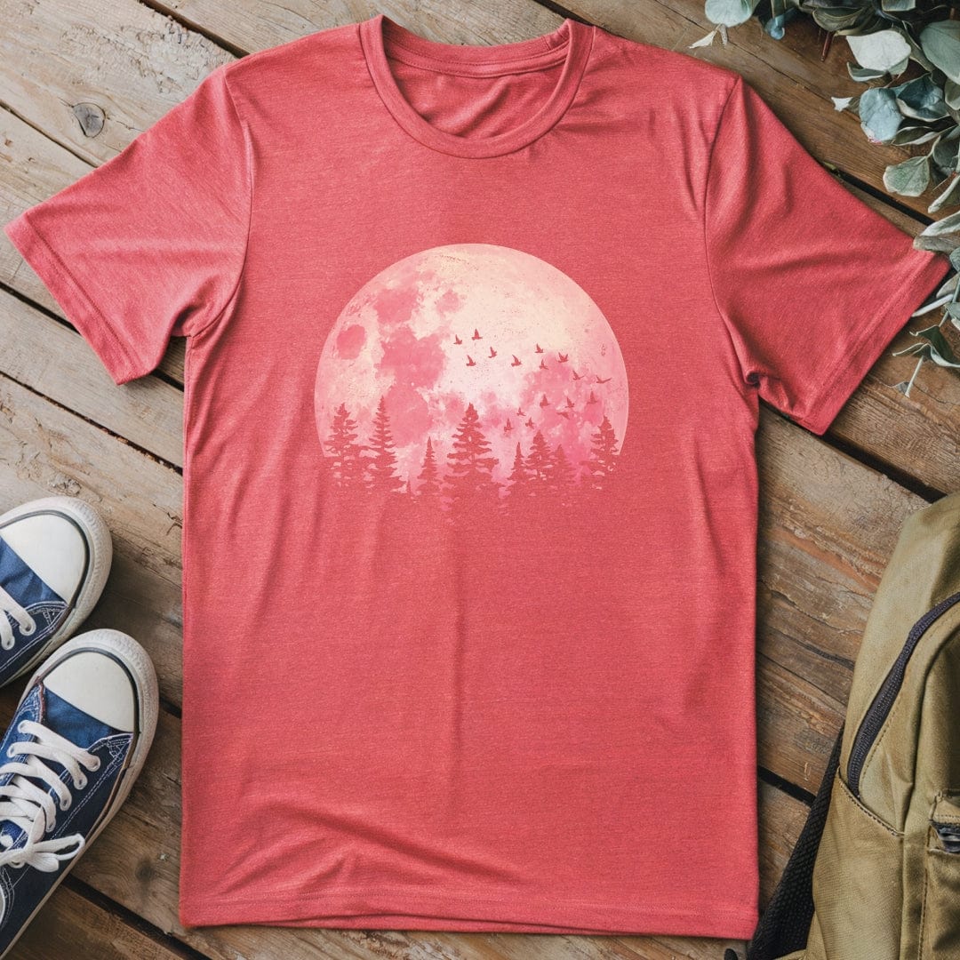 T-Shirt Heather Red / S Blood Moon T-Shirt