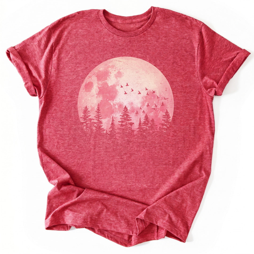 T-Shirt Heather Red / S Blood Moon T-Shirt